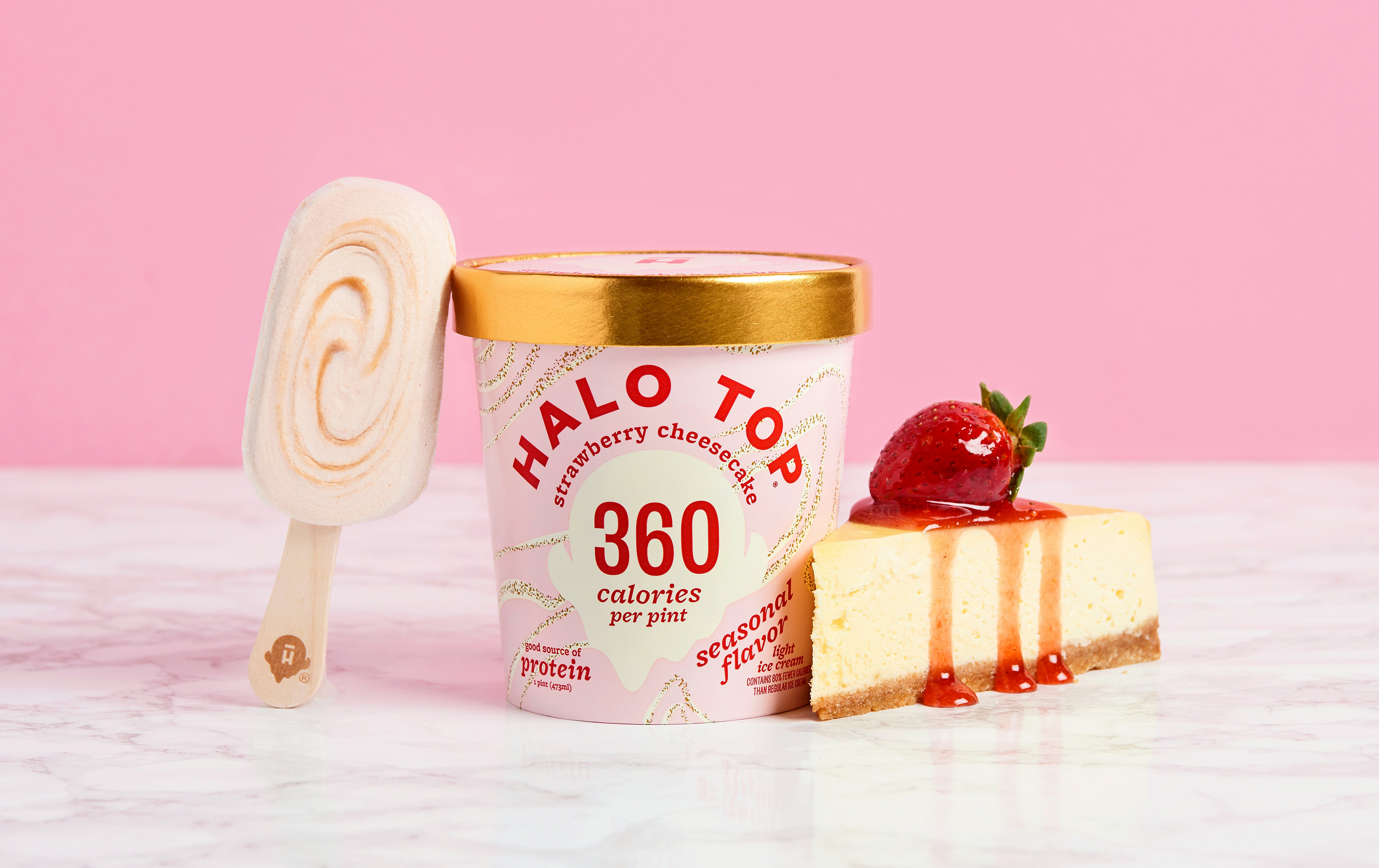 Halo top shop strawberry cheesecake