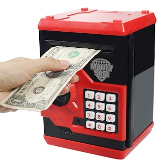 Elemusi Cartoon Electronic Password Mini ATM Piggy Bank