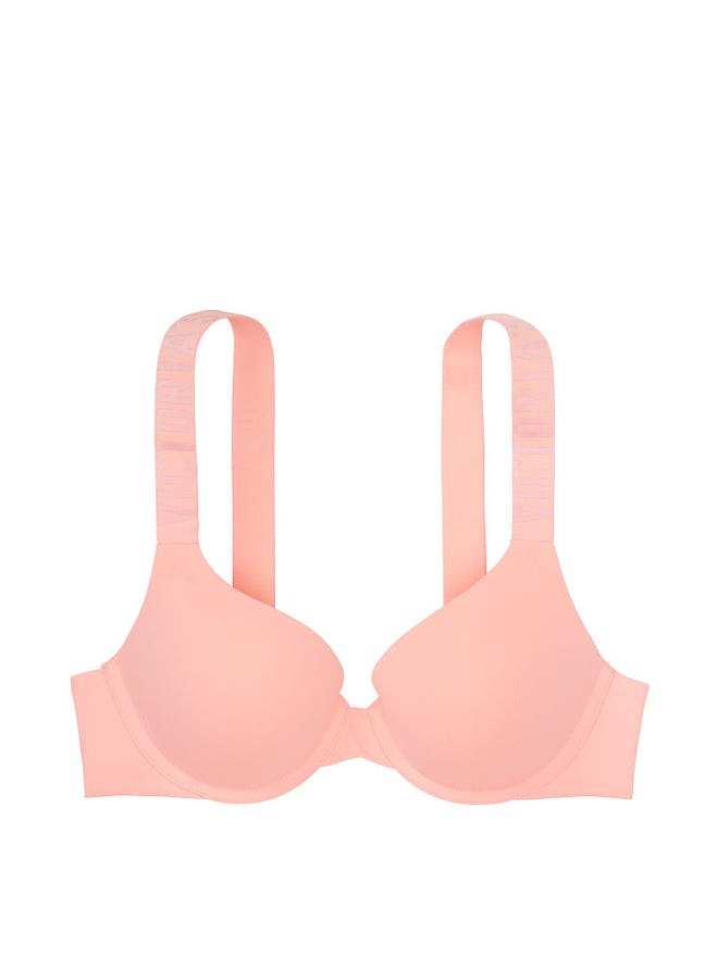 The T-Shirt Perfect Shape Bra in Ripe Apricot With Wide Color Logo Straps