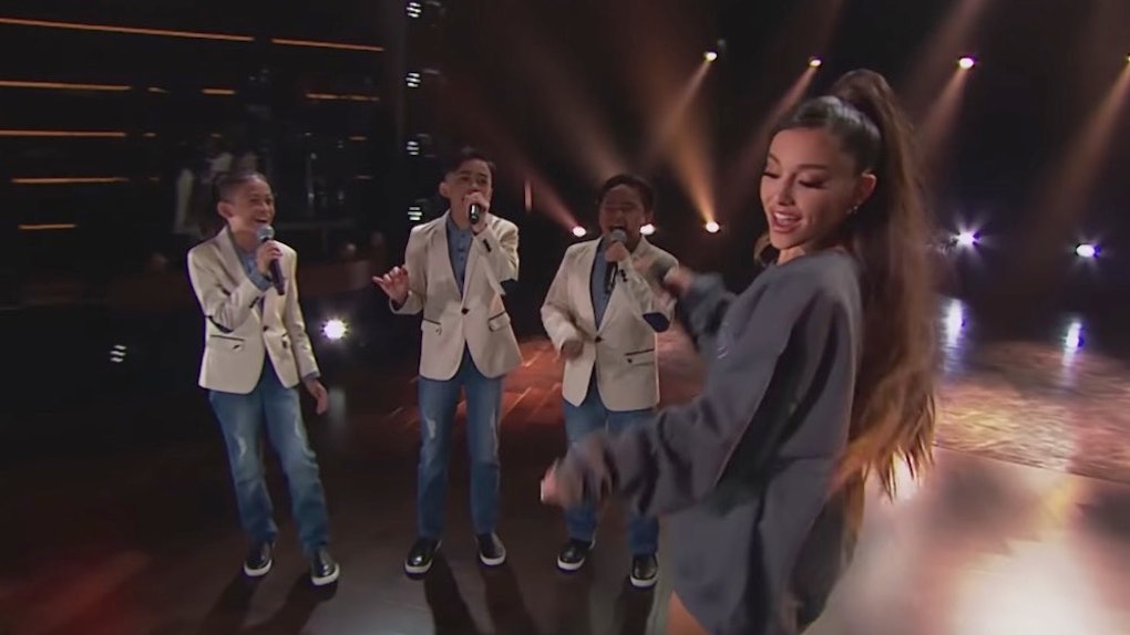 The Video Of Ariana Grande Surprising The Tnt Boys During A