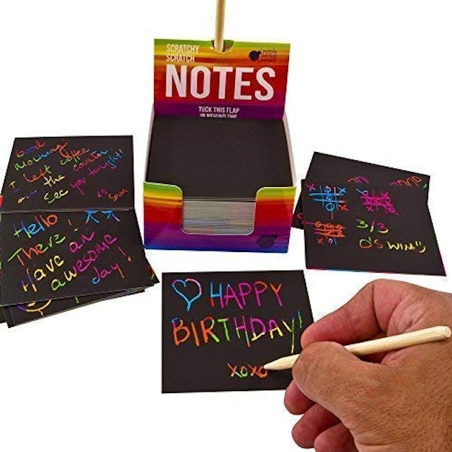 Rainbow Scratch Off Mini Notes (150 Sheets)