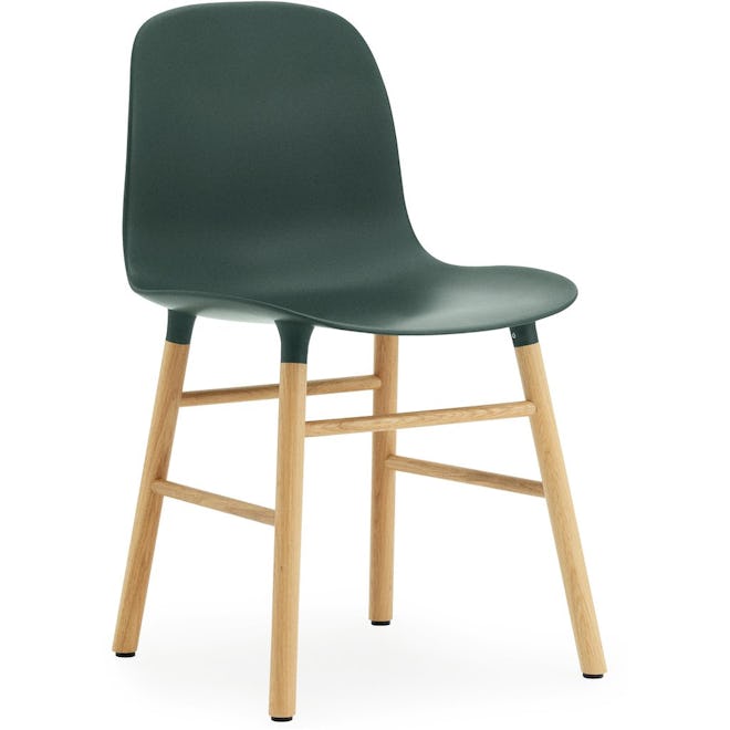 Normann Copenhagen Form Chair - Green/ Oak