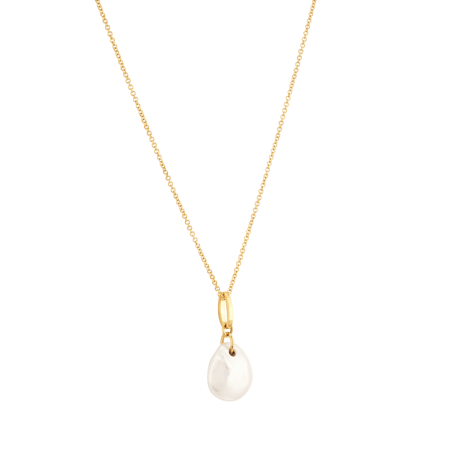 Mejuri organic on sale pearl necklace