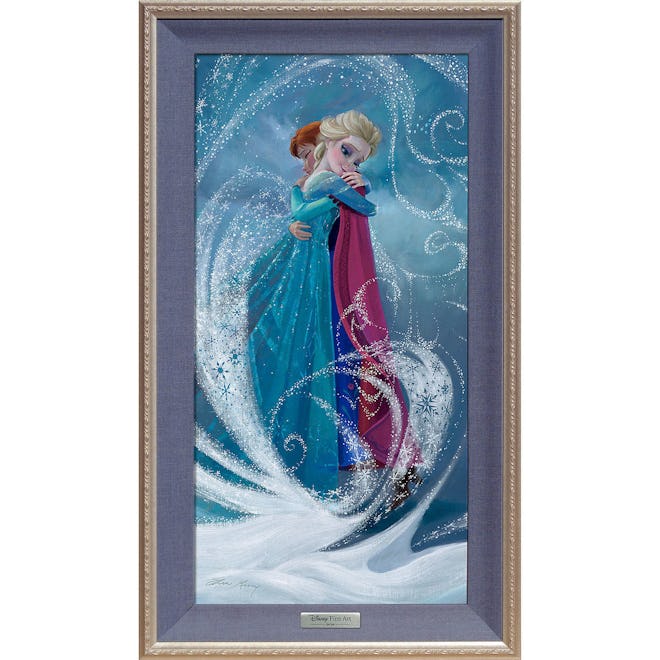 Frozen ''The Warm Embrace'' Giclée on Canvas by Lisa Keene - Limited Edition