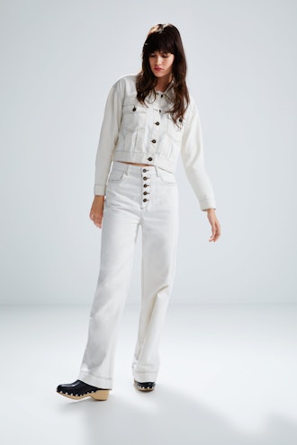 Pants With Contrasting Piping Details