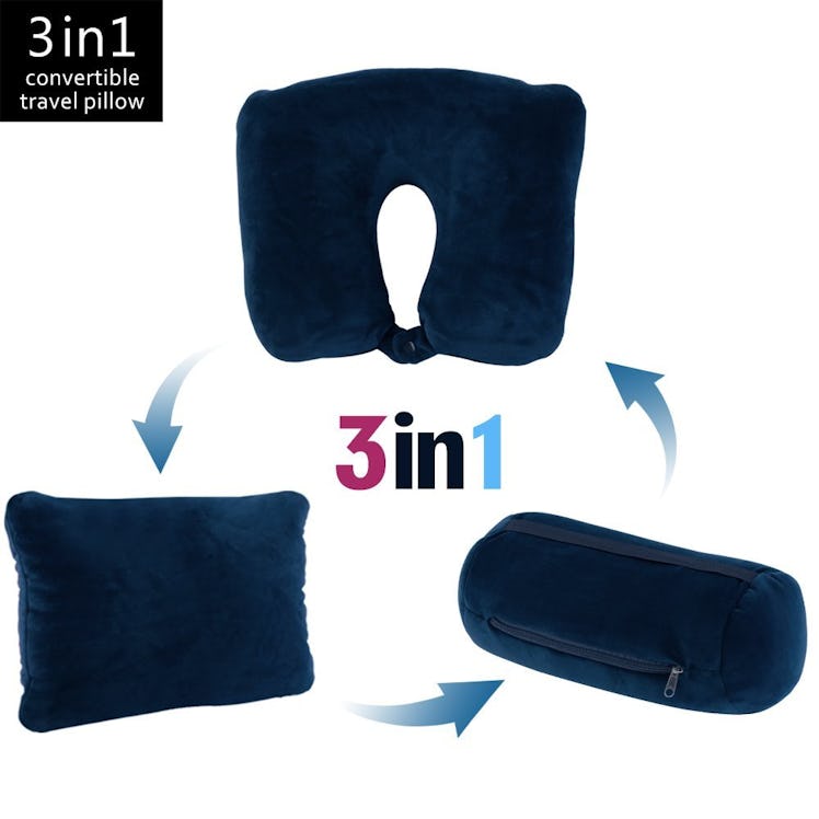 JML 3-In-1 Travel Neck Pillow