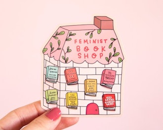 Feminist Vinyl Sticker- Feminist Book Shop Feminist Literature Planner Sticker Laptop Sticker Bumper...