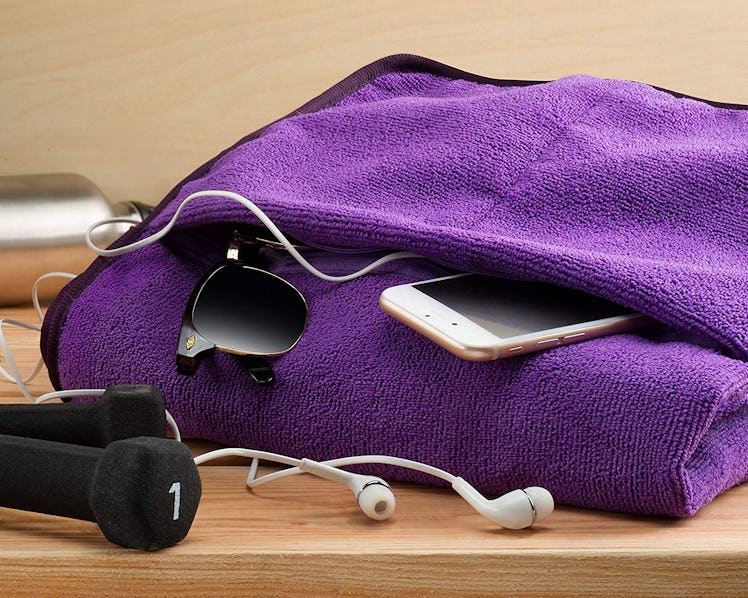 The Easy Gym Towel With Zippered Pocket (2 Count)