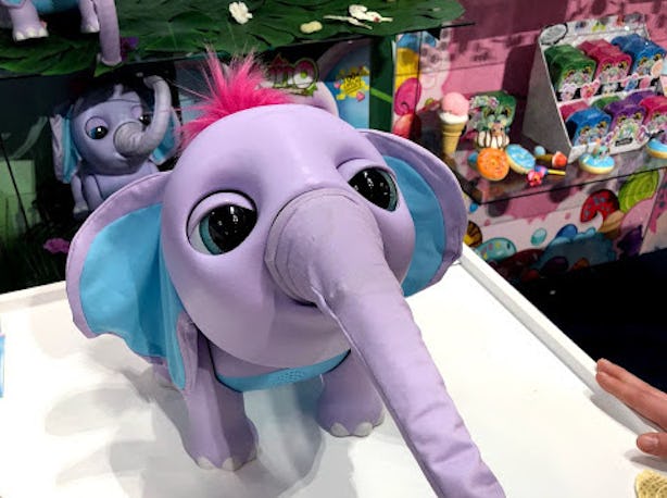 interactive elephant soft toy