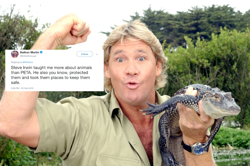 These Tweets About PETA Criticizing A Steve Irwin Google Doodle Have A ...