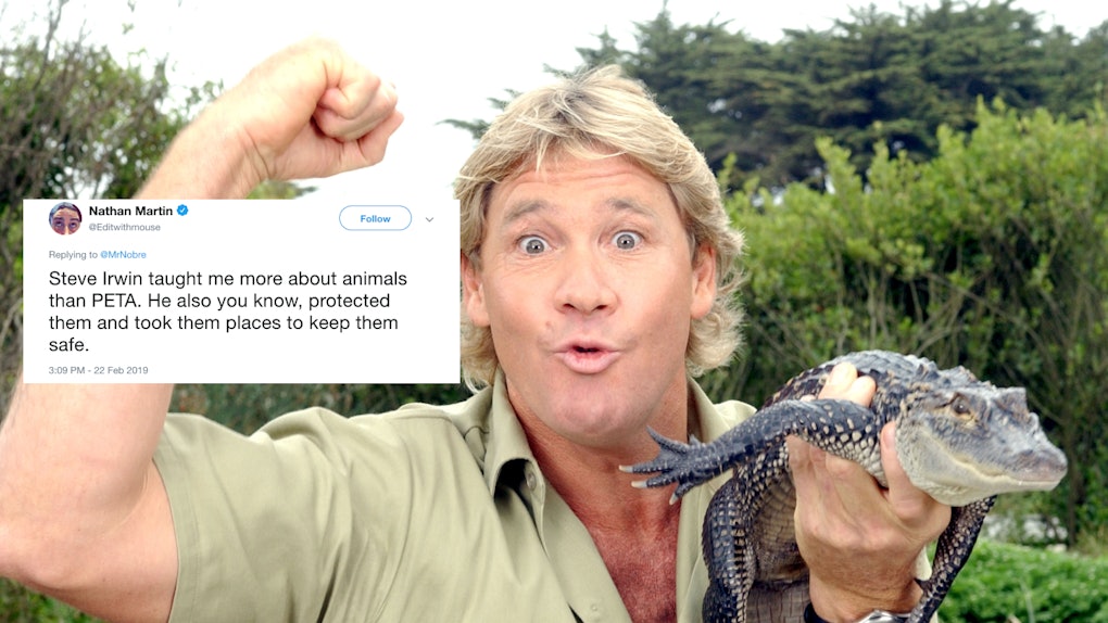 These Tweets About PETA Criticizing A Steve Irwin Google These Tweets About PETA Criticizing A Steve Irwin Google