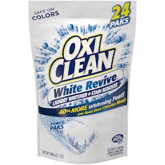 OxiClean White Revive Laundry Stain Remover Power Paks, 24 Count
