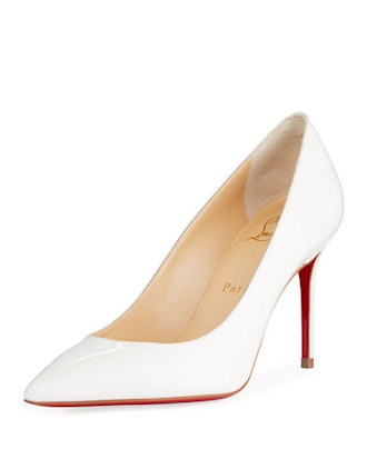 Decollete 85mm Patent Leather Red Sole Pump 