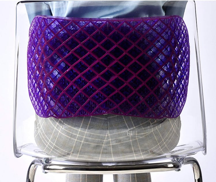 Purple Back Support Cushion