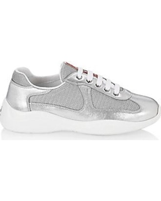 Women's Mixed-Material Sneakers