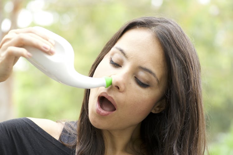 ComfyPot Ergonomic Ceramic Neti Pot