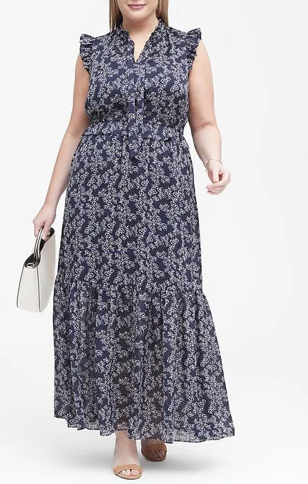 meghan markle blue floral dress Meghan Markle's Blue Printed Dress Is The Ultimate Spring Style Inspiration