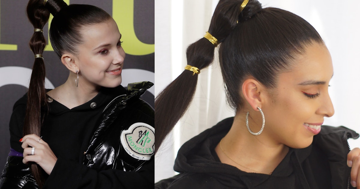 Millie Bobby Brown Wore A Super Long Ponytail Like A Queen, So Naturally, I  Copied Her Look