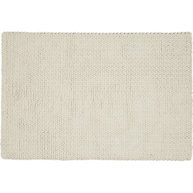 Topknot Natural Wool Rug 5'x8'