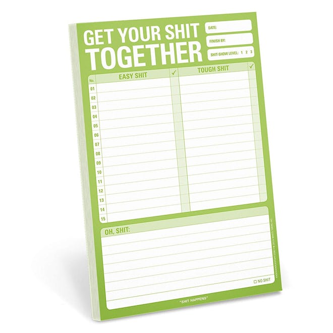 Knock Knock Get Your Sh*t Together Notepad