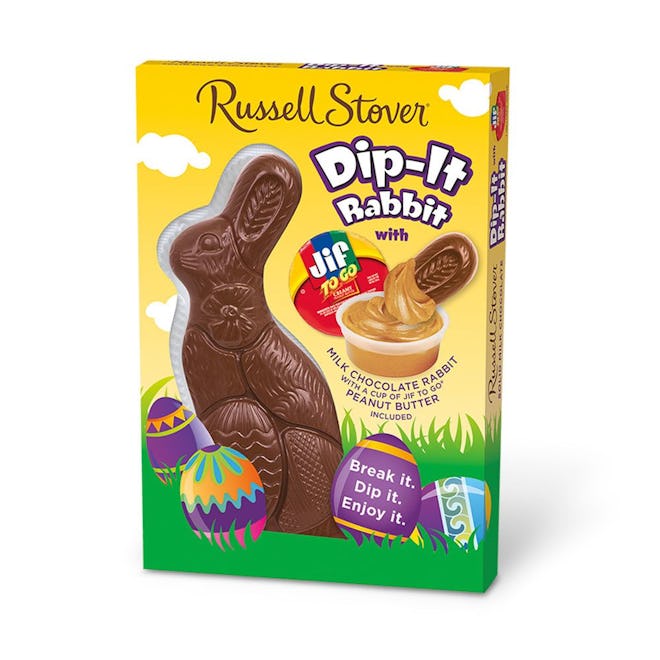  Solid Milk Chocolate Dip-It Rabbit with Jif Peanut Butter Dip