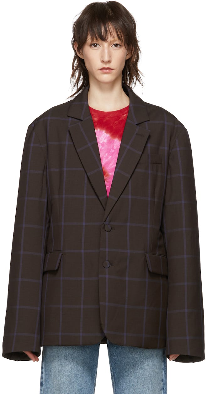 Brown Full Padded Blazer