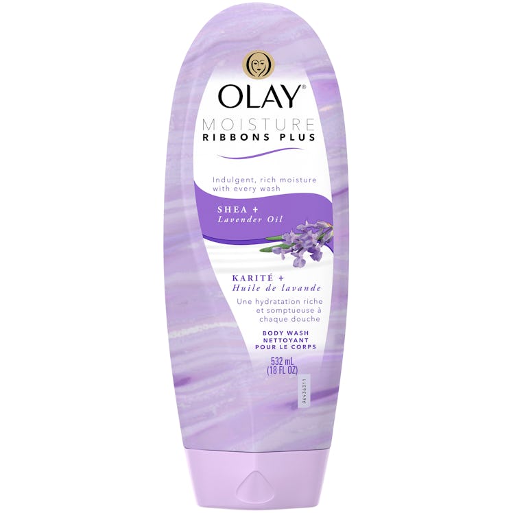 Creme Olay Moisture Ribbons Plus Shea + Lavender Oil Body Wash, 18 oz