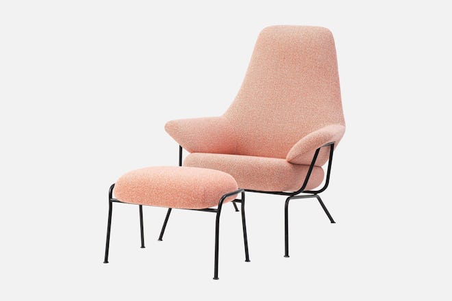 Hai Chair + Ottoman by Luca Nichetto