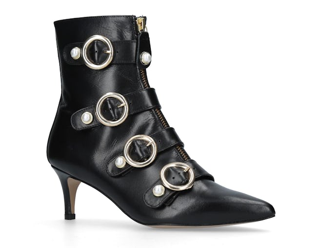 Carvela Sparkly Leather Ankle Boots