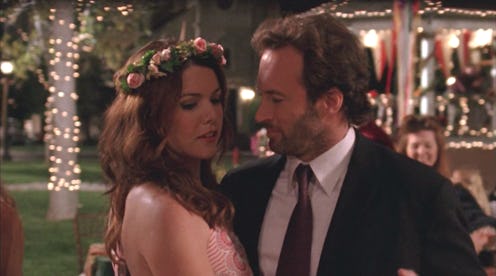 Lauren Graham and Scott Patterson as Lorelai and Luke in Gilmore Girls
