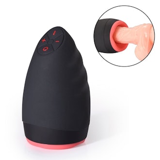 Utimi Vibrating Oral Masturbator Cup with Automatic Heating Function