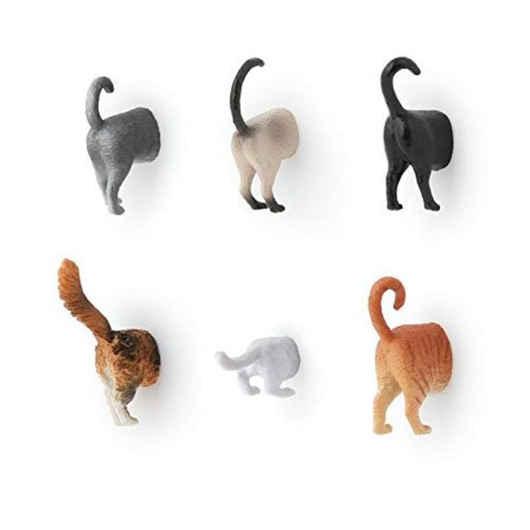 Kikkerland Cat Butt Magnets