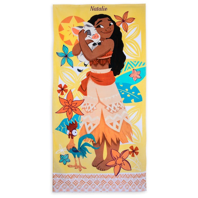 Moana Personalized Beach Towel