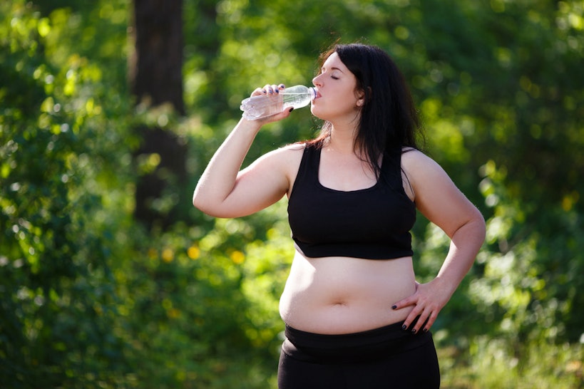 drinking water to lose belly fat