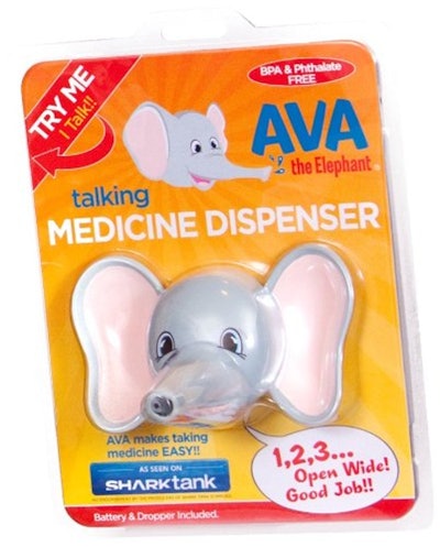 Ava the Elephant Talking Children's Medicine Dispenser