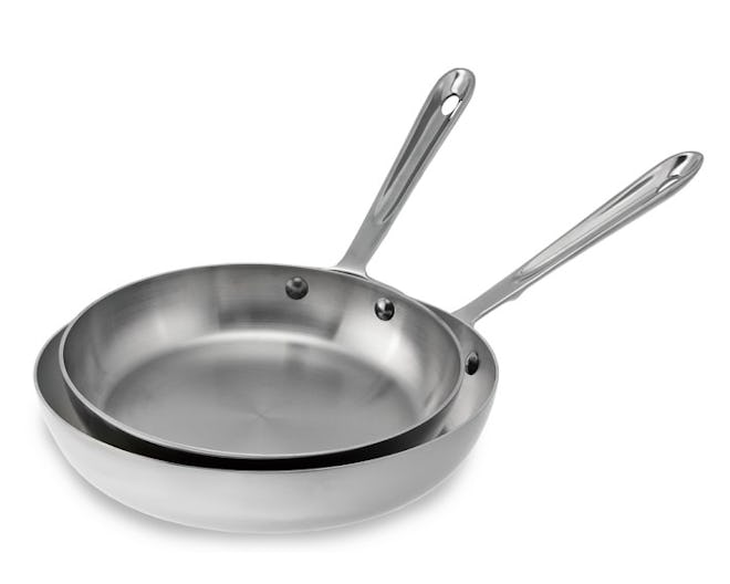 All-Clad d5 Stainless-Steel French Skillets, Set of 2