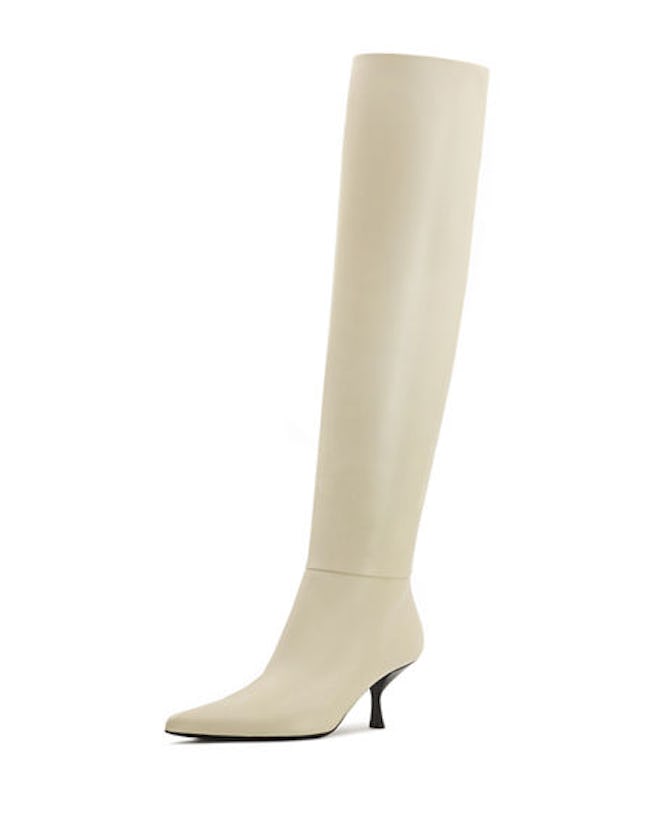 Bourgeoisie Leather Over-the-Knee Boot