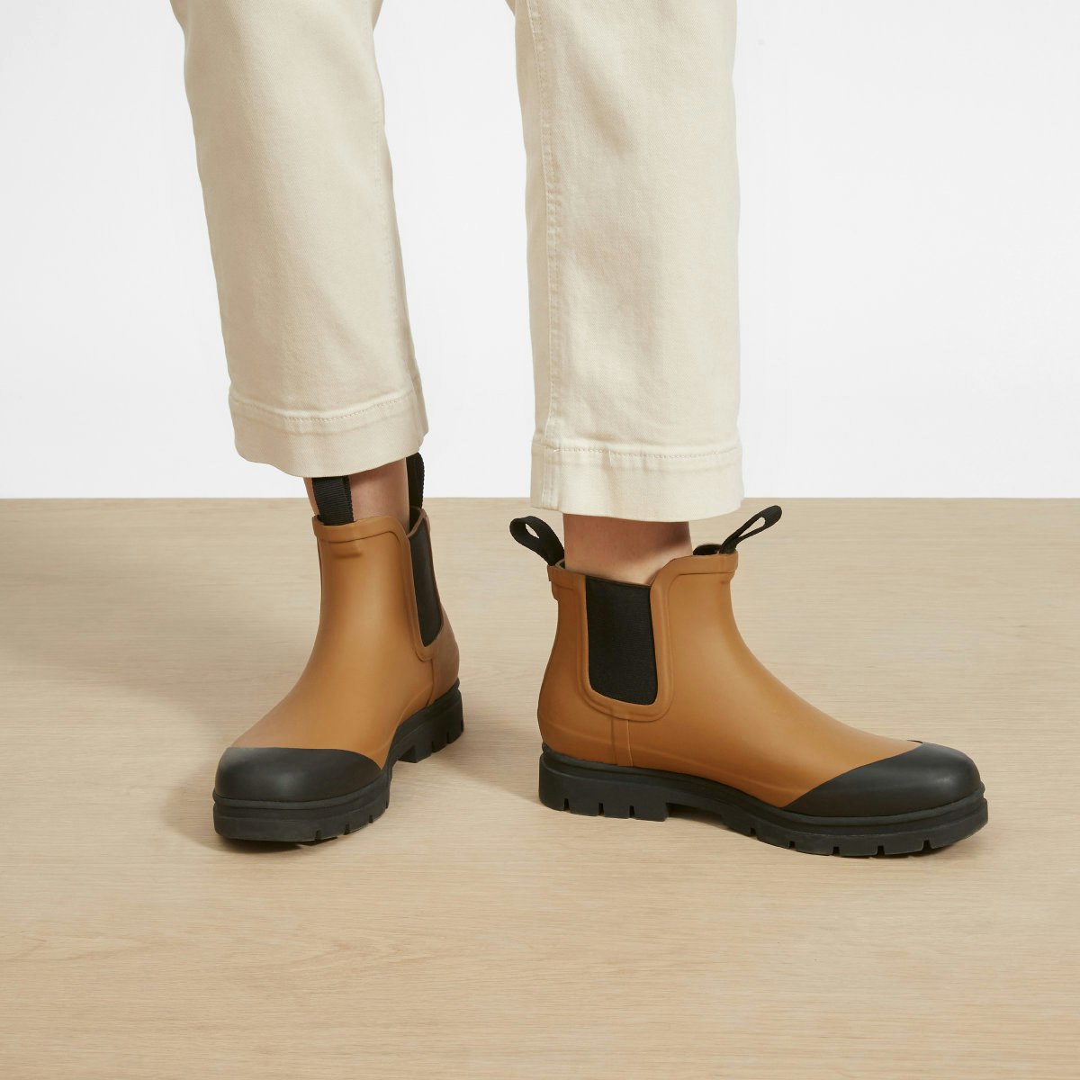 everlane rubber boots