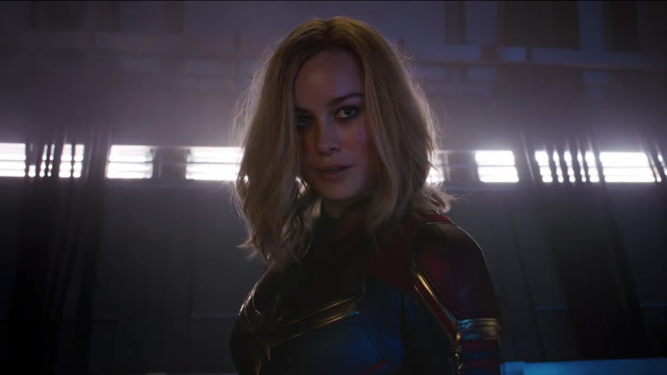 The 'Captain Marvel' Super Bowl Trailer Pledges To Go 'Higher, Further