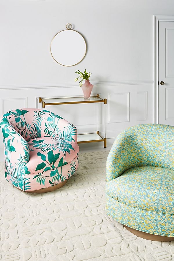 Anthropologie discount floral chair