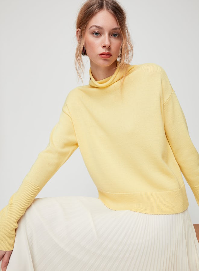 Wilfred Cyprie Sweater Mock-Neck, Merino Wool Sweater