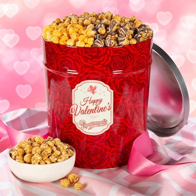 3.5 Gallon Valentine's Day Popcorn Party Tin