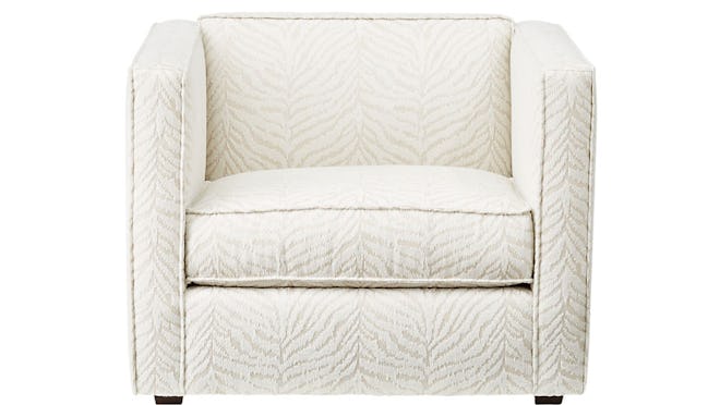 Club Tigre Luxe White Chair