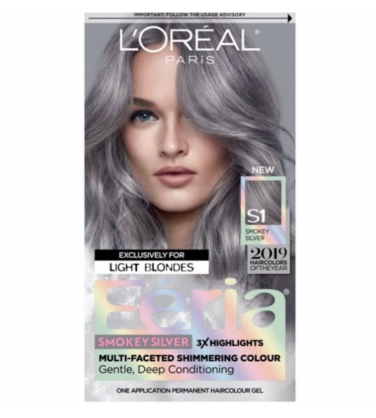 L'Oreal Paris Feria Permanent Hair Color in Smokey Silver