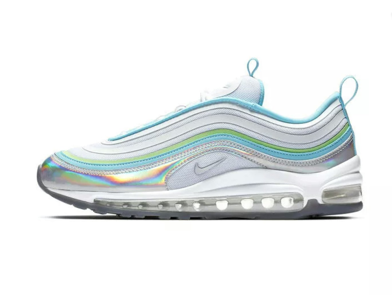 white holographic air max 97