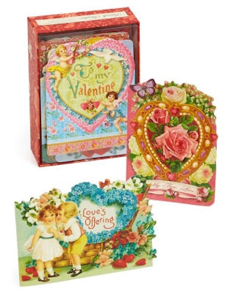 Ephemera Valentines Boxed Cards - Set of 24