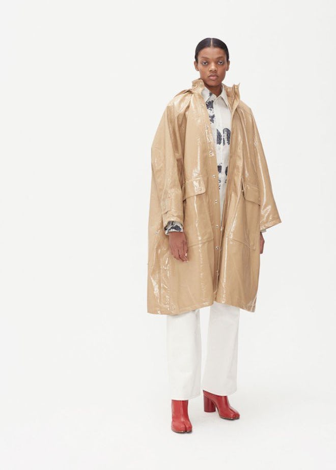 VIDEN Cearl Hooded Raincoat