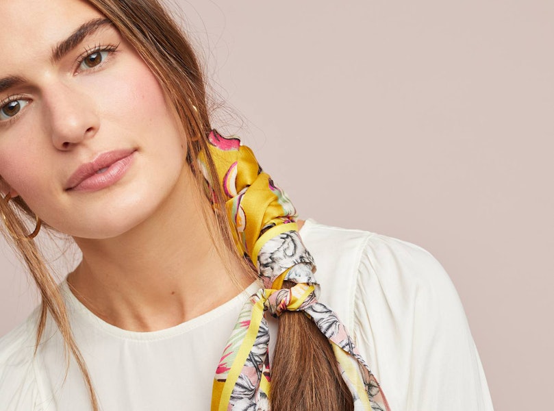 The Best Way To Wear A Scarf In 2019 Is In Your Hair