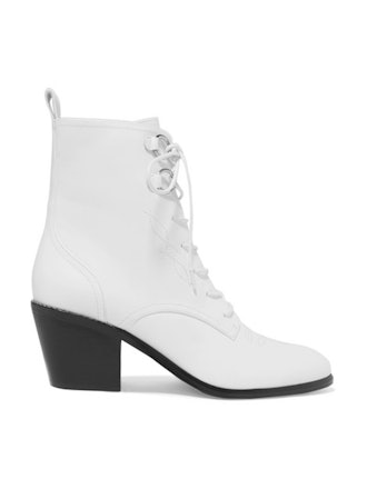 Dakota Lace-Up Leather Ankle Boots