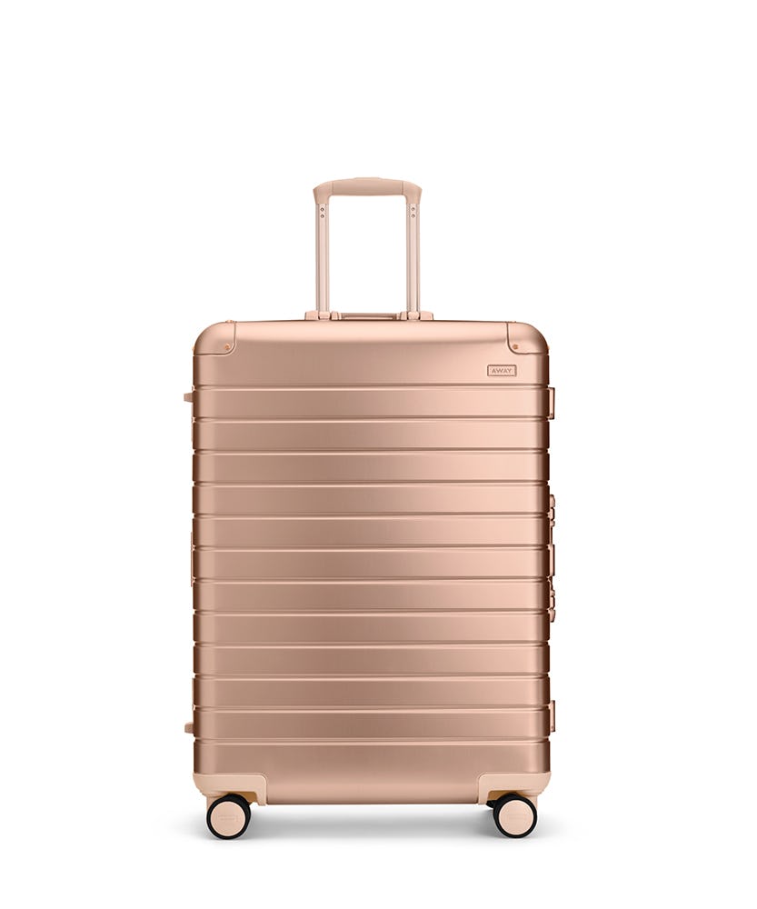 rose gold it suitcase